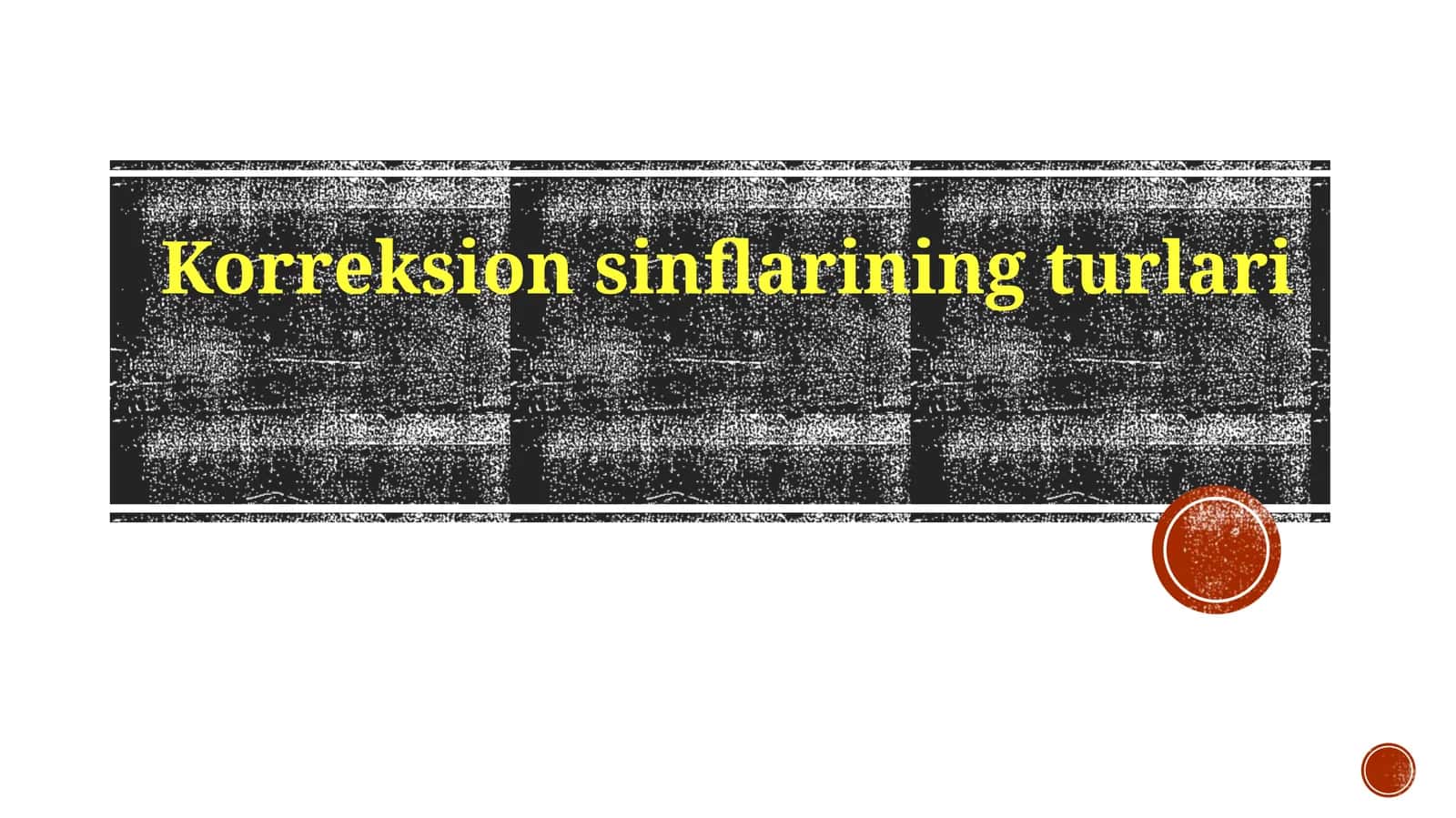 Korreksionsinflariningturlari