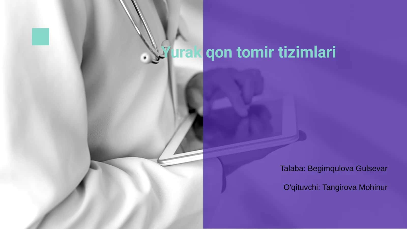 Yurak qon tomir tizimlari