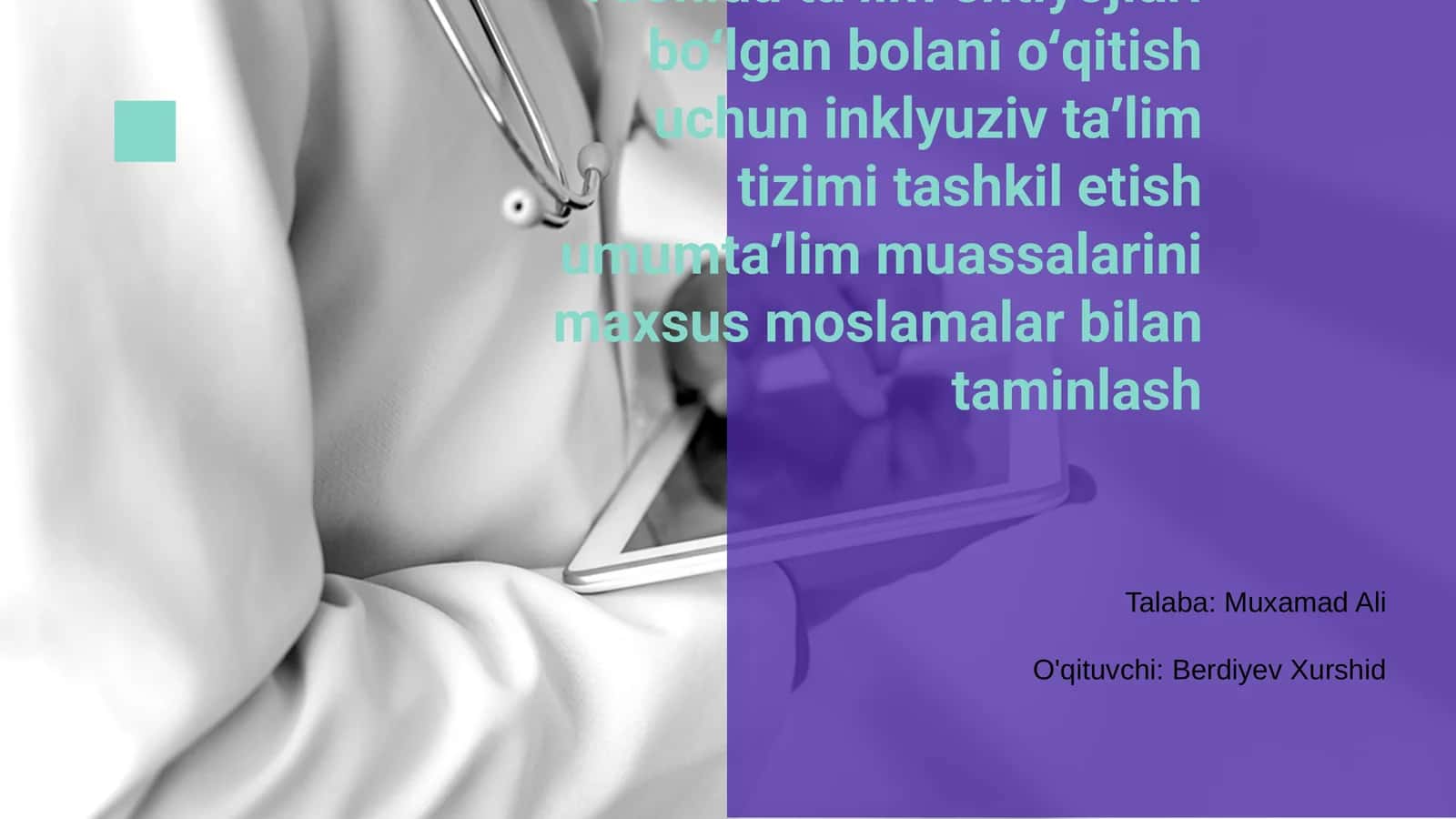 Inklyuziv ta'lim tizimi