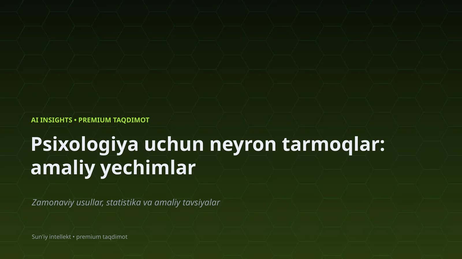 Premium taqdimot