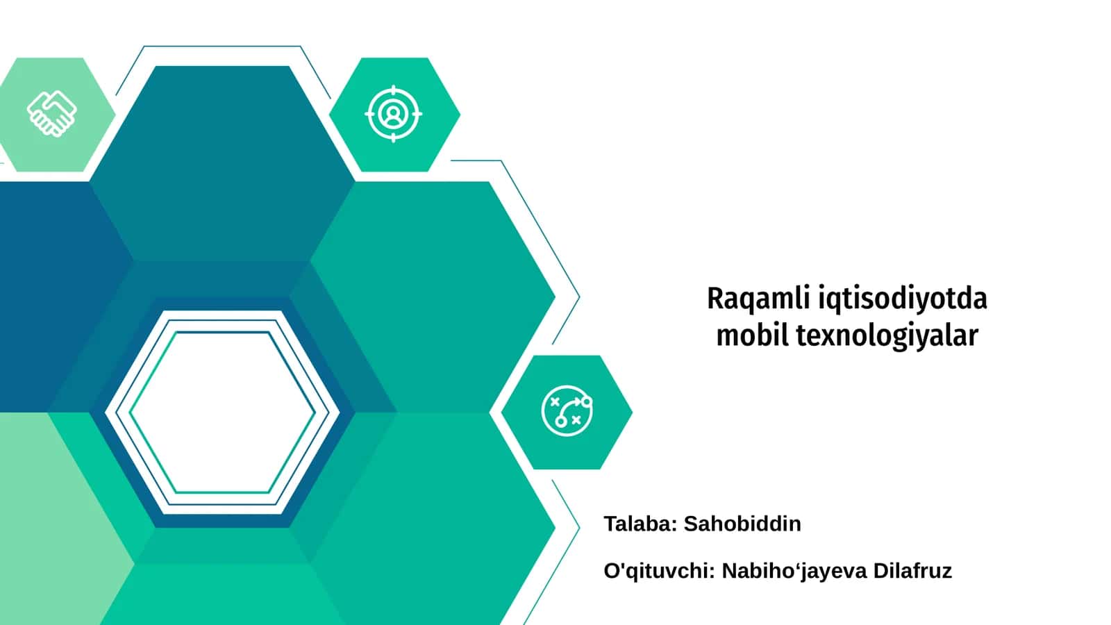 Raqamli iqtisodiyotda mobil texnologiyalar