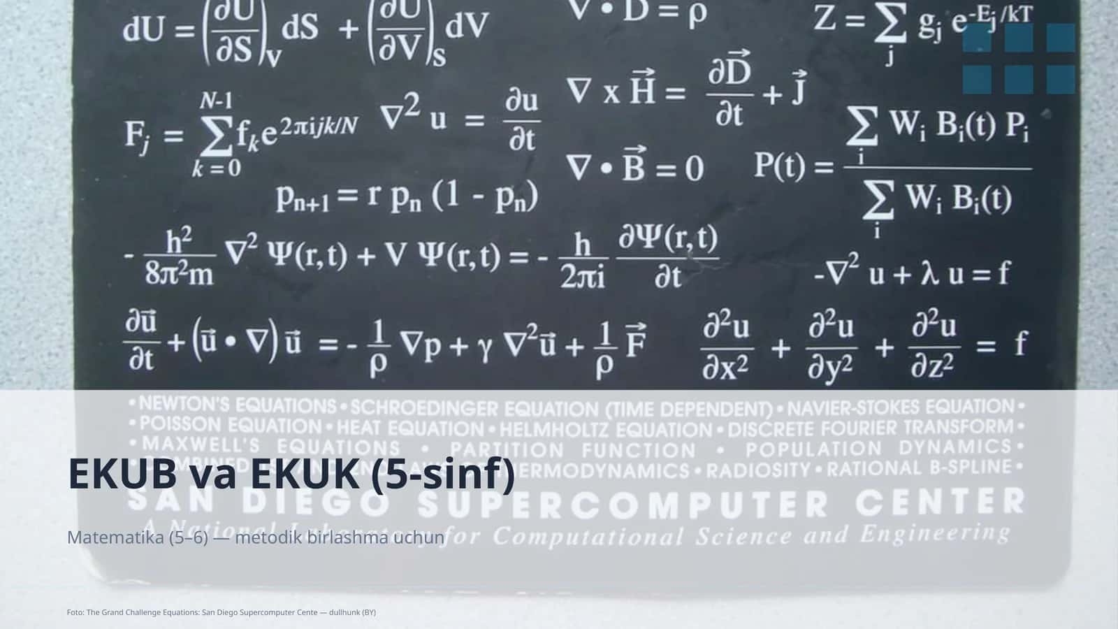 EKUB va EKUK (5-sinf)