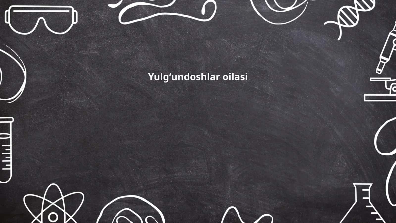 Yulgʻundoshlar oilasi