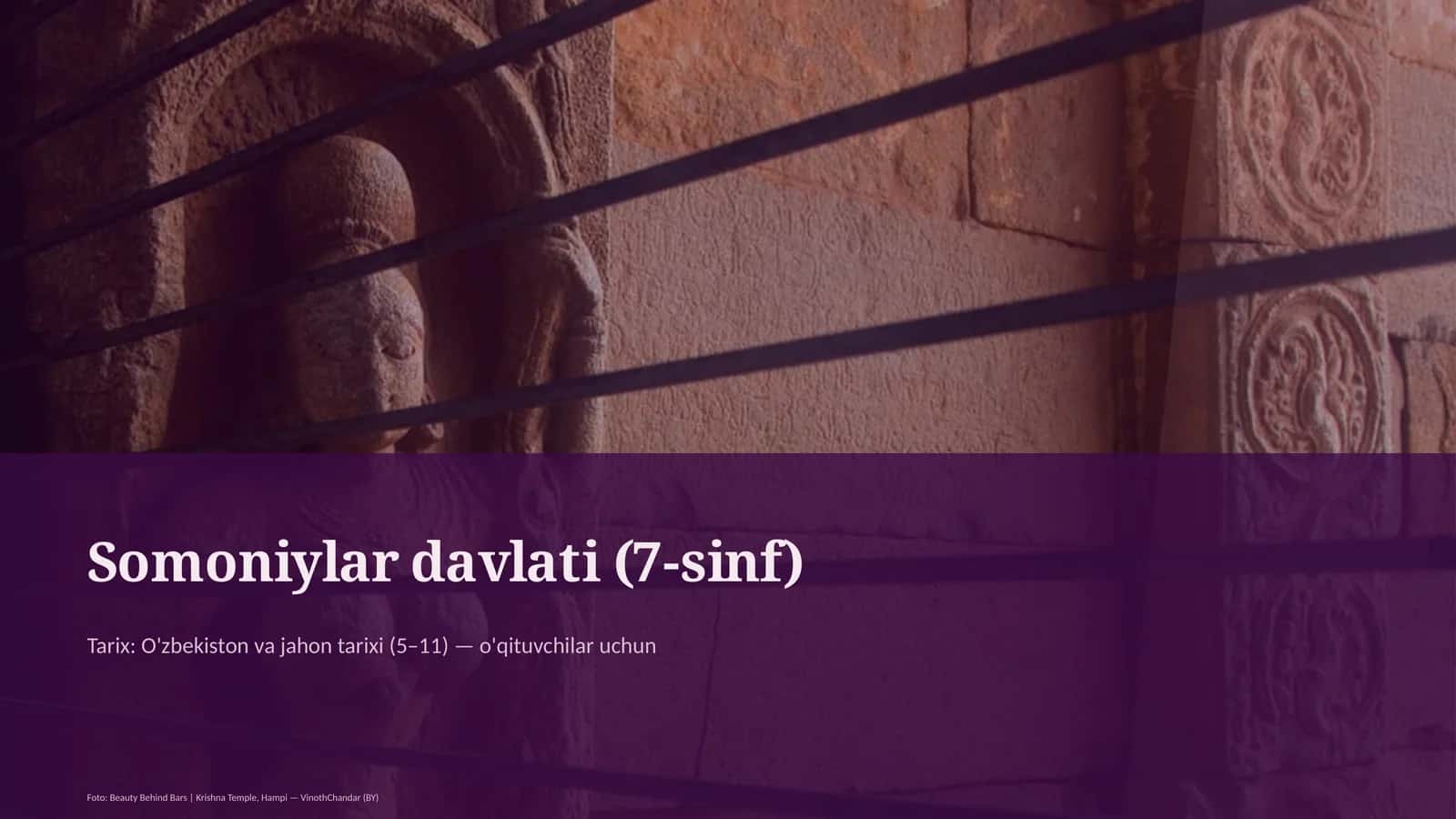 Somoniylar davlati (7-sinf)