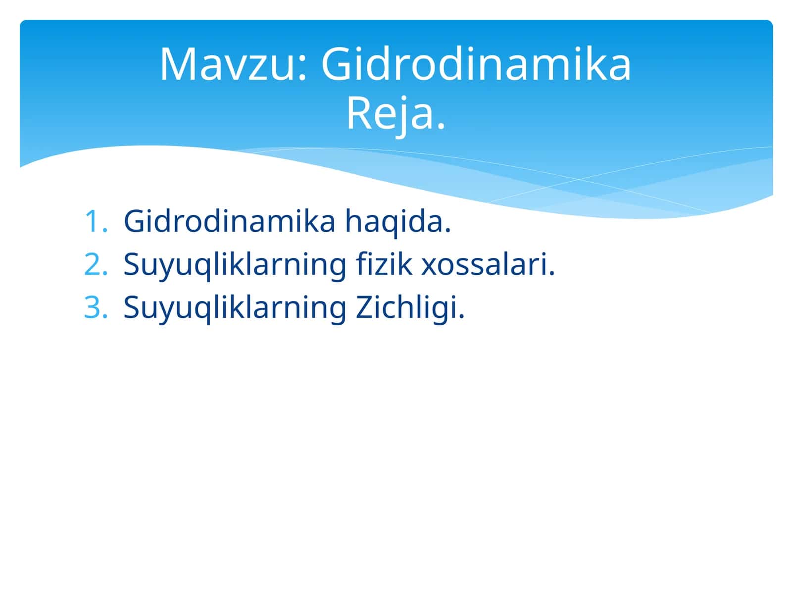 Gidrodinamika