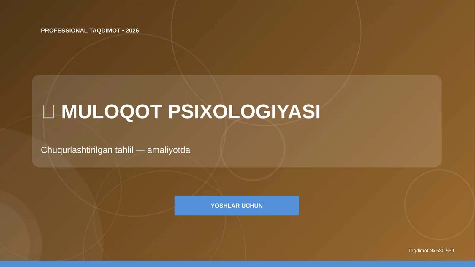 MULOQOT PSIXOLOGIYASI