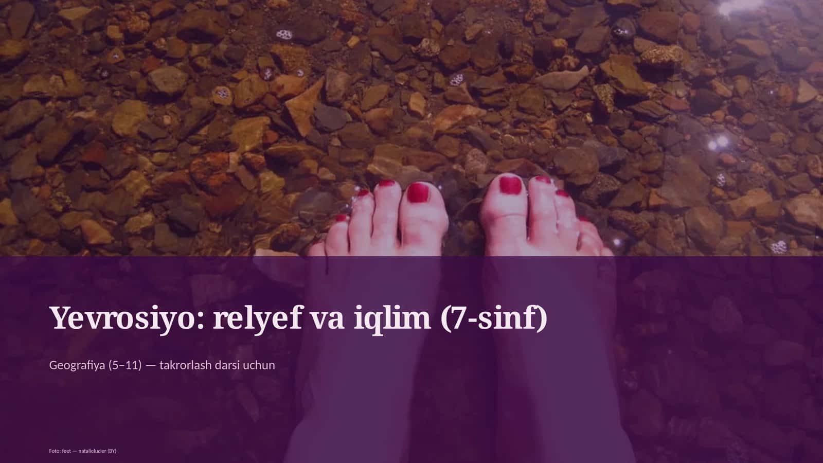 Yevrosiyo: relyef va iqlim (7-sinf)