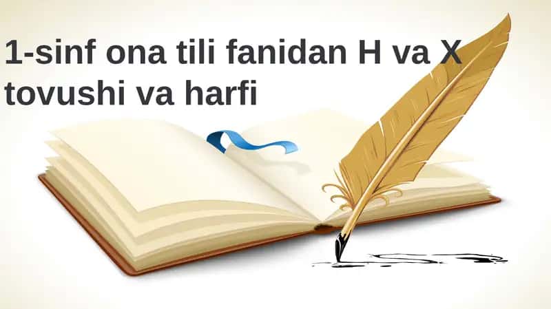 1-sinf ona tili fanidan H va X tovushi va harfi