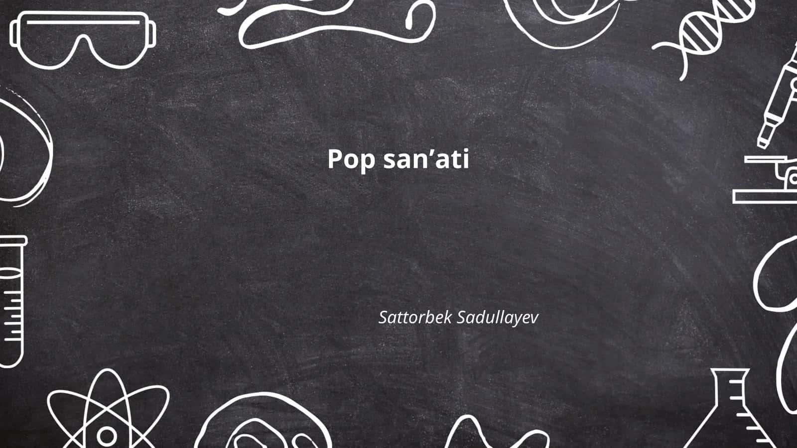 Pop sanʼati