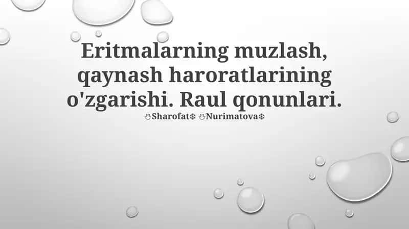 Raul qonunlari