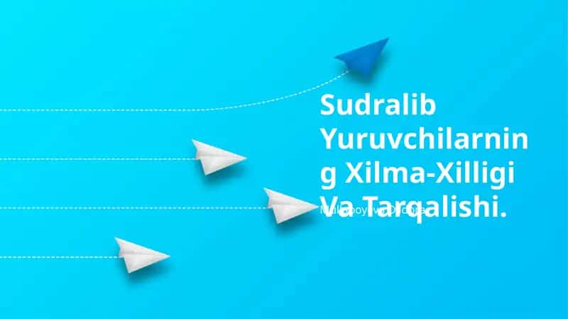 Sudralib Yuruvchilarning Xilma-Xilligi Va Tarqalishi