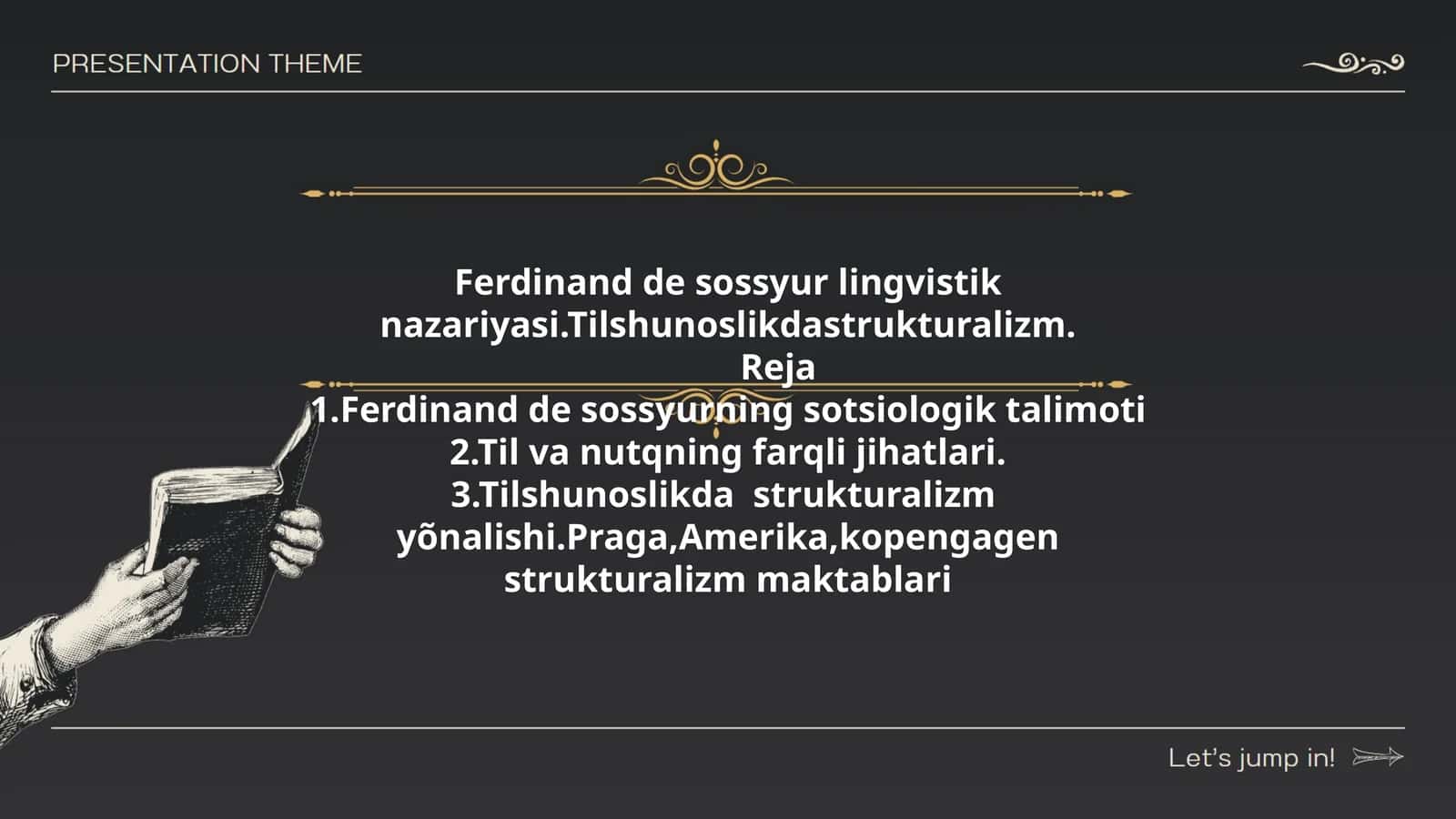 Ferdinand de Sossyur lingvistik nazariyasi