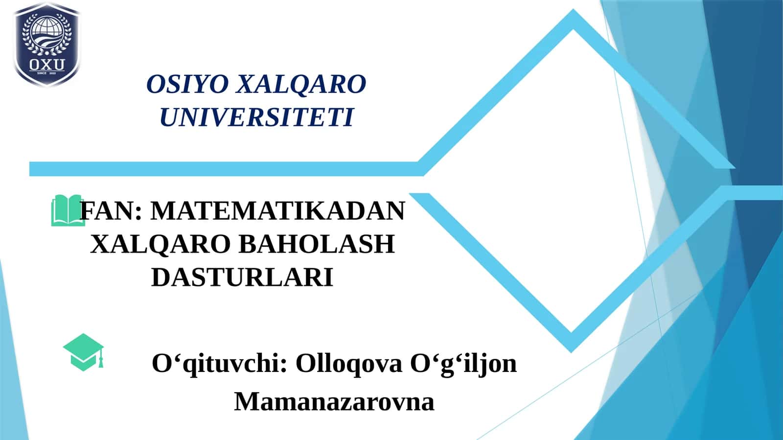 TIMSS xalqaro baholash dasturining mazmuni va mohiyati