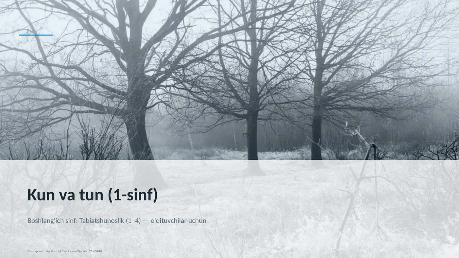 Kun va tun (1-sinf)
