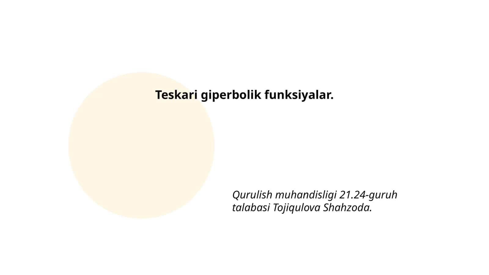 Teskari giperbolik sinus
