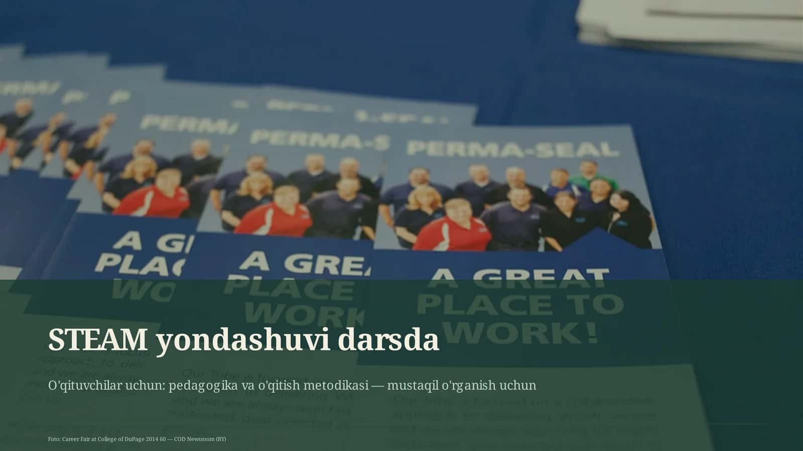 STEAM yondashuvi darsda