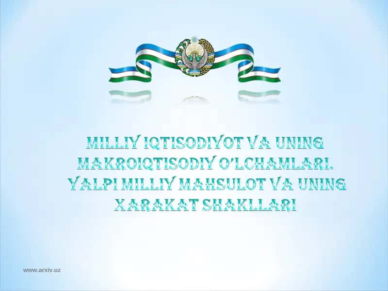 Milliy iqtisodiyot