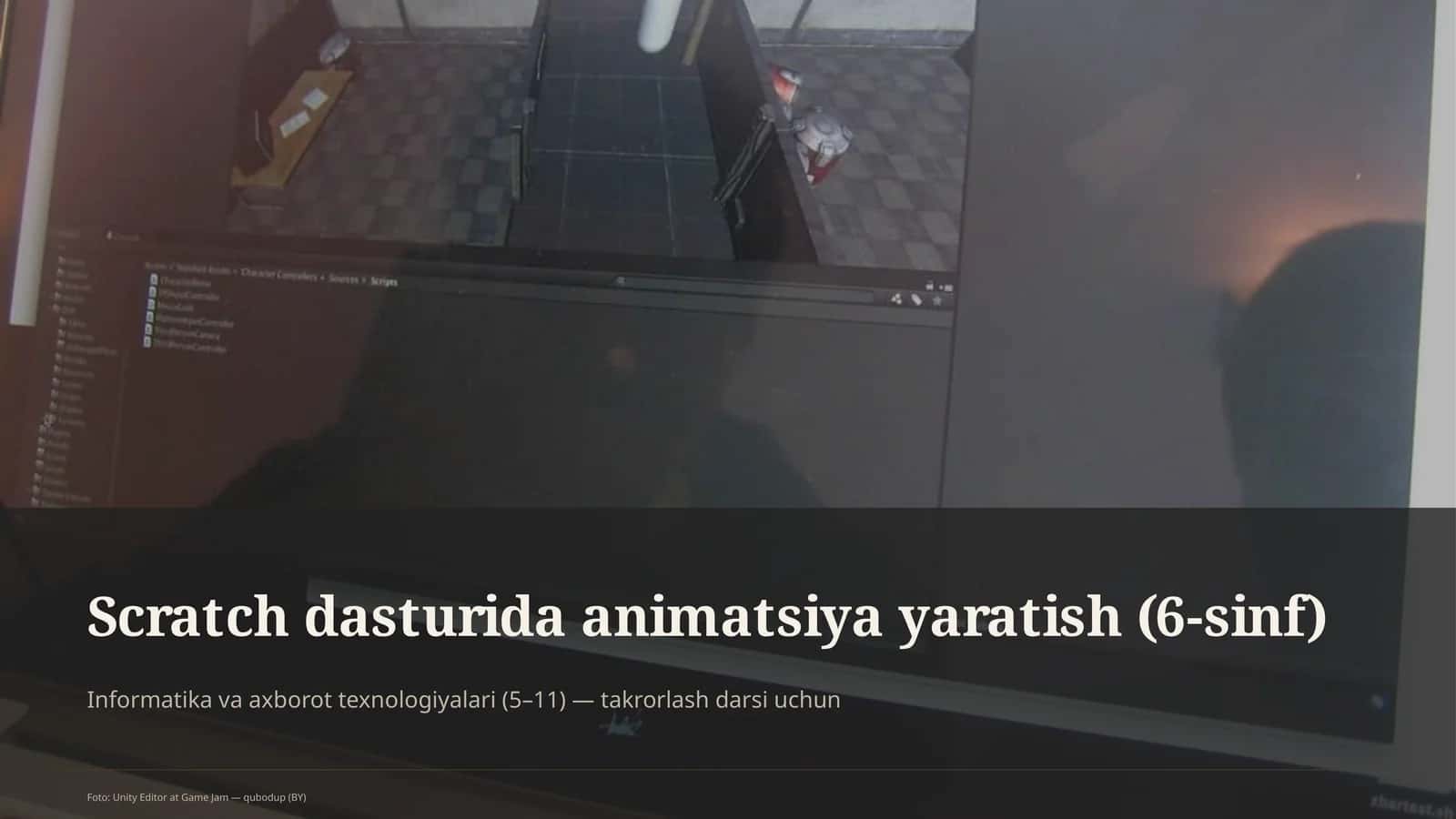 Scratch dasturida animatsiya yaratish (6-sinf)