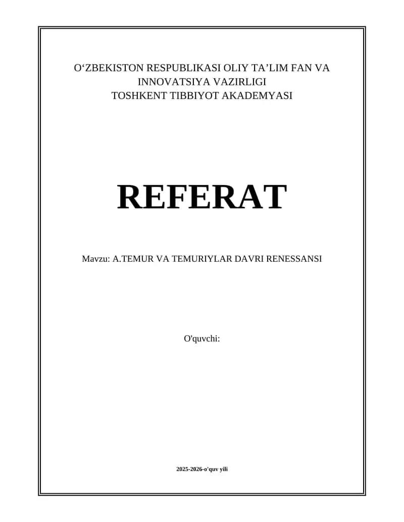 Referat