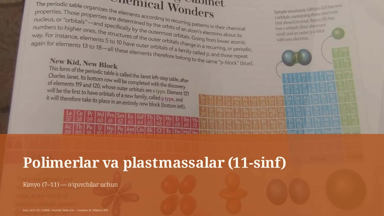 Polimerlar va plastmassalar (11-sinf)