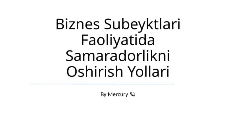 Resurslarni taqsimlash va ulardan foydalanish