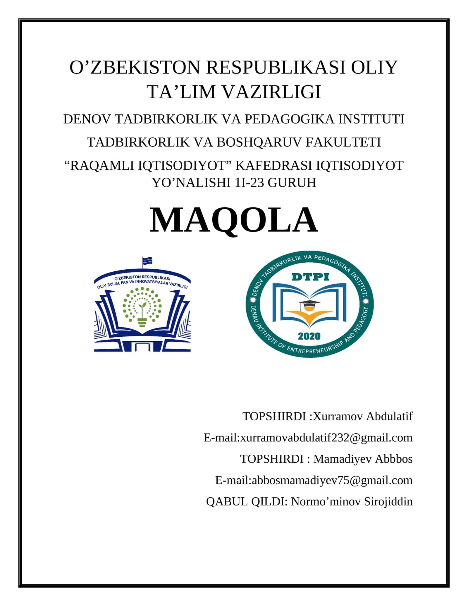 Aksiyadorlik jamiyatlarining korporativ moliyaviy strategiyasi va ularning moliyaviy holati tahlili