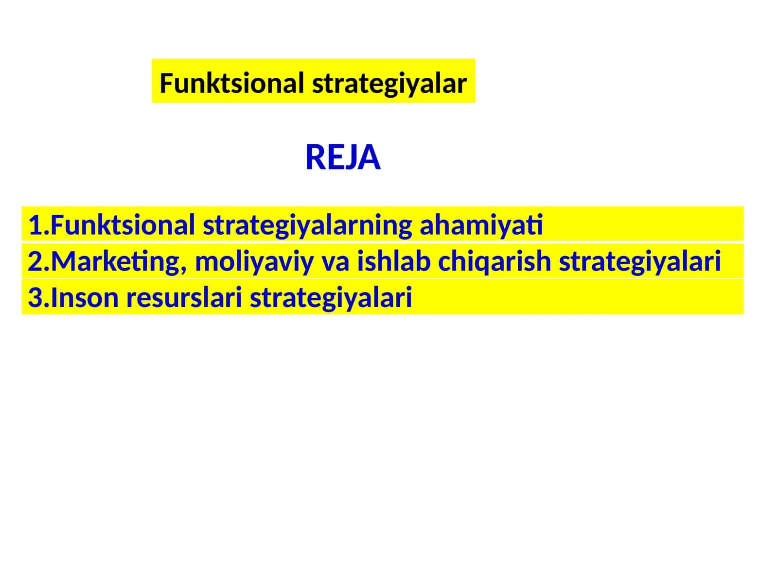 Funktsional strategiyalar