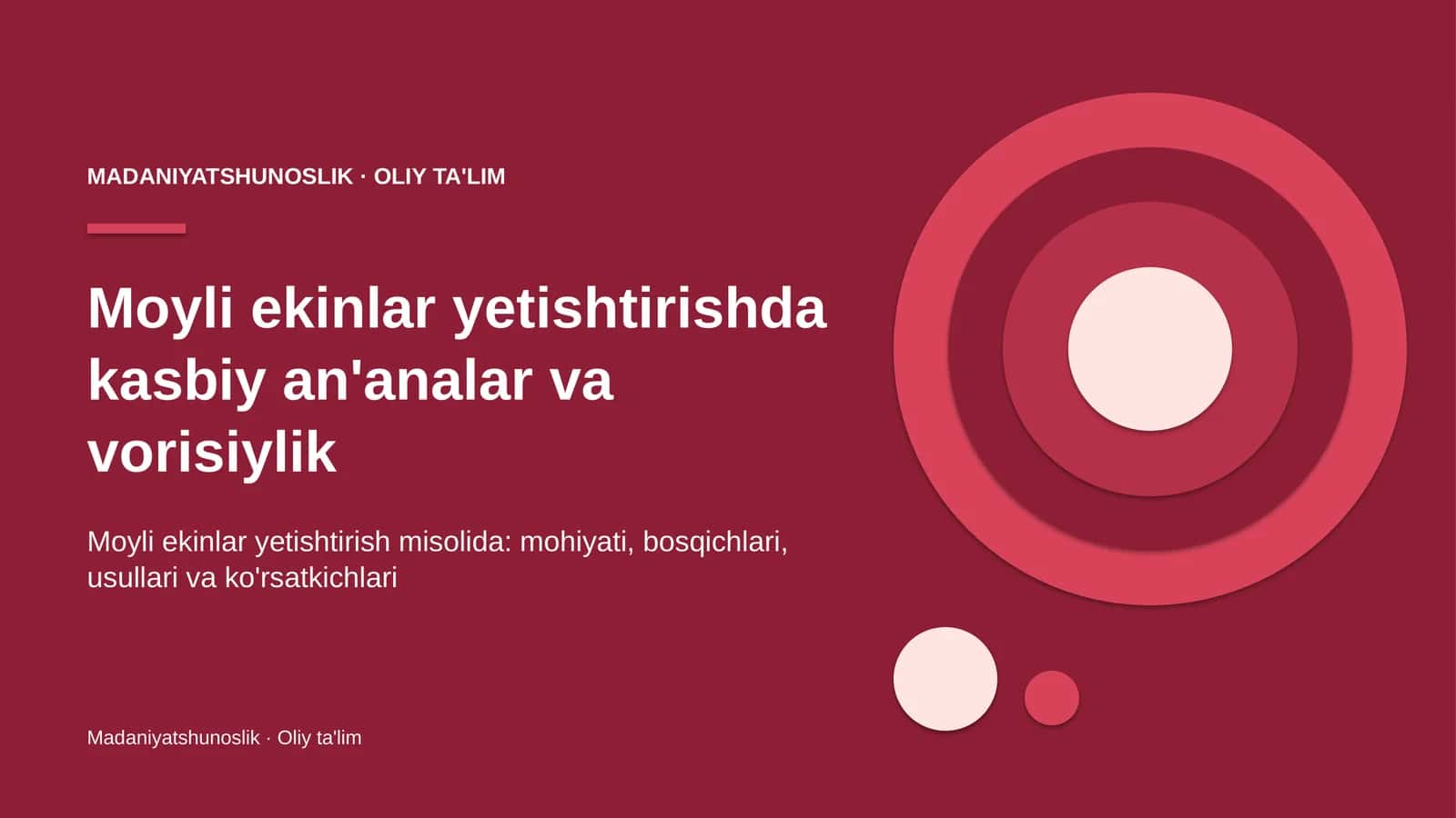 moyli ekinlar yetishtirishda kasbiy an'analar va vorisiylik 8017