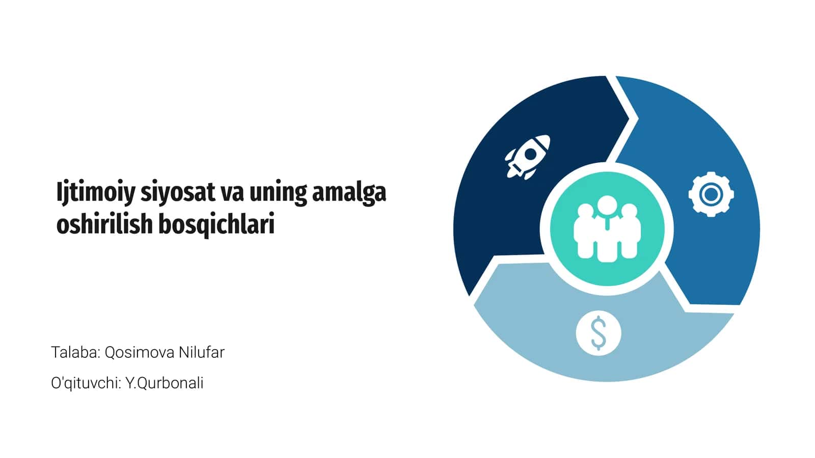 Ijtimoiy siyosat va uning amalga oshirilish bosqichlari