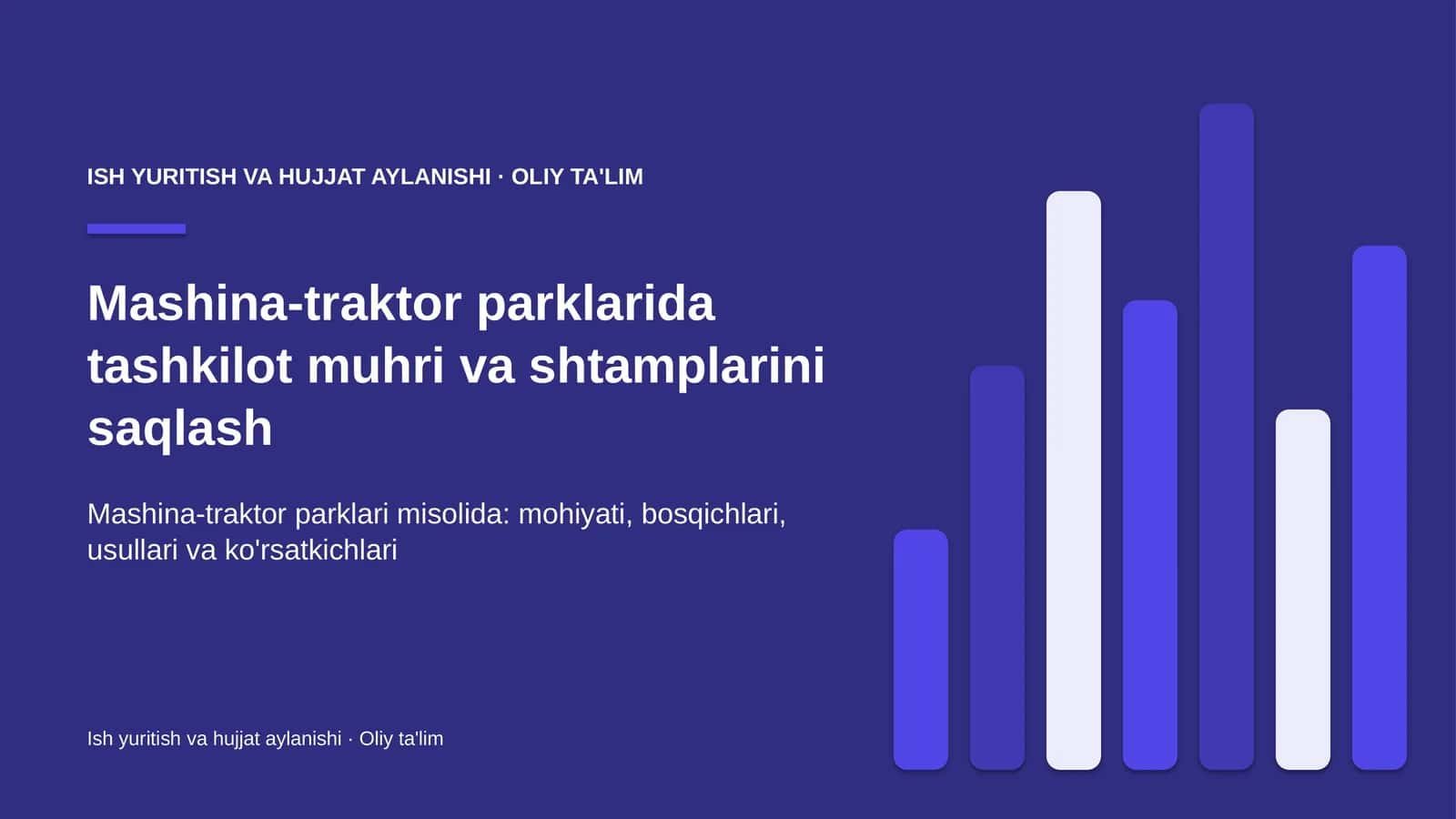 mashina traktor parklarida tashkilot muhri va shtamplarini saqlash 9020