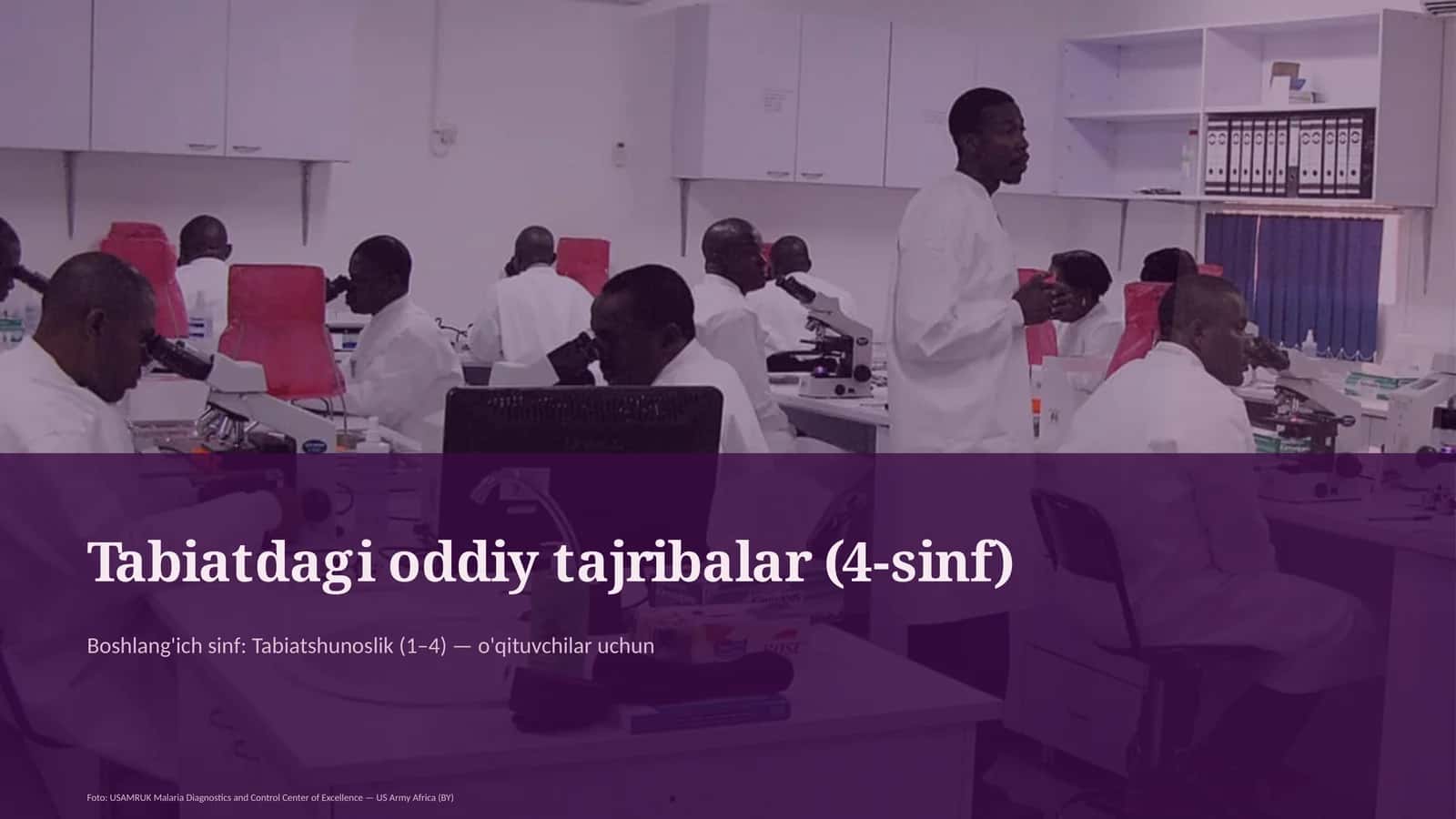 Tabiatdagi oddiy tajribalar (4-sinf)