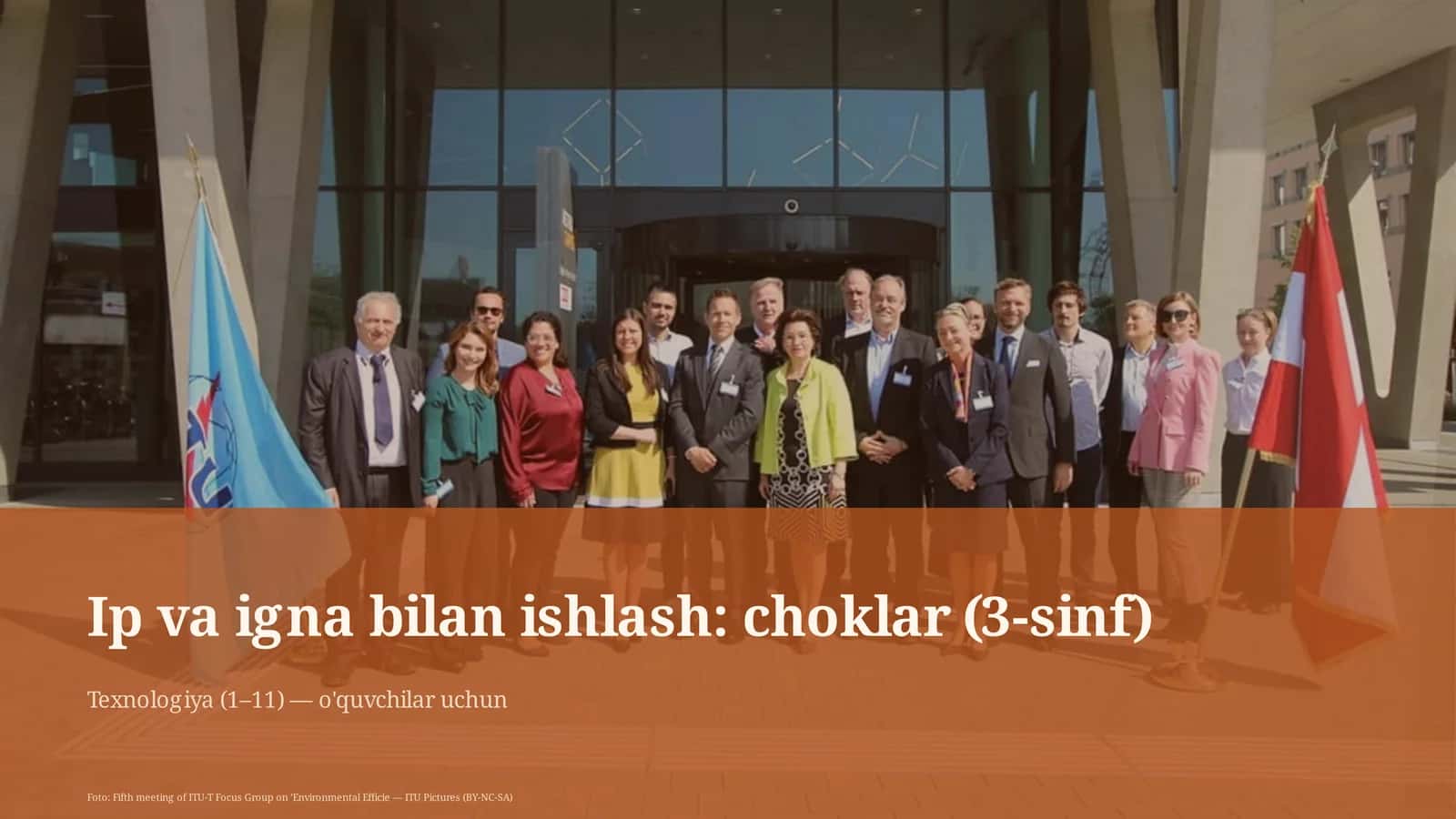 Ip va igna bilan ishlash: choklar (3-sinf)