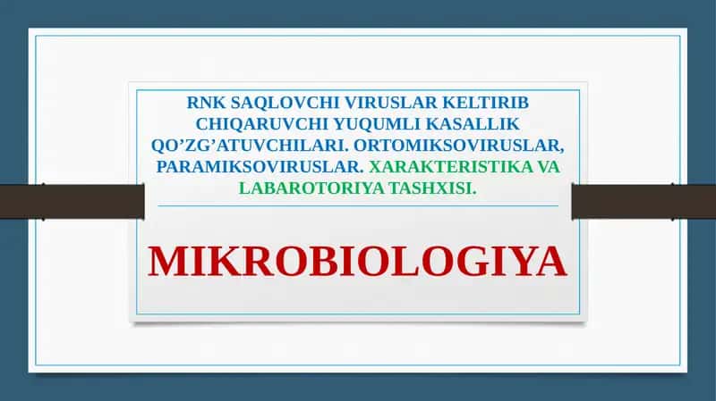 RNK Saqlovchi viruslar