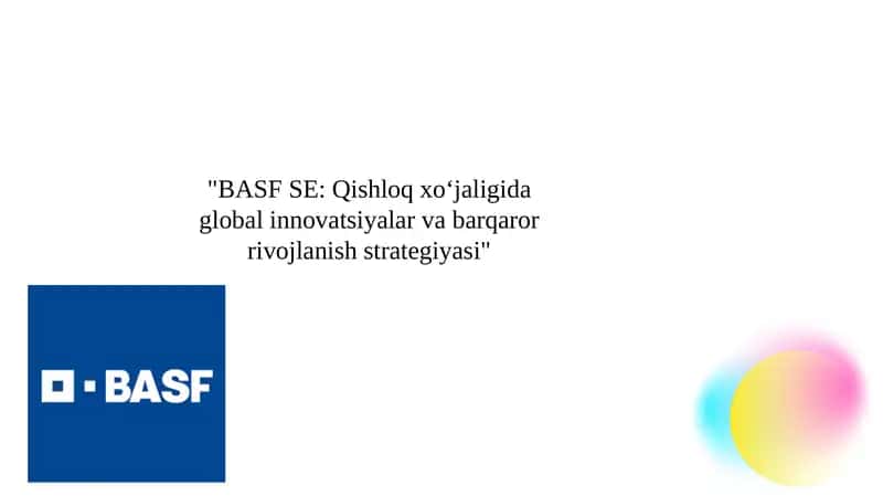BASF SE kampaniyasi slayd