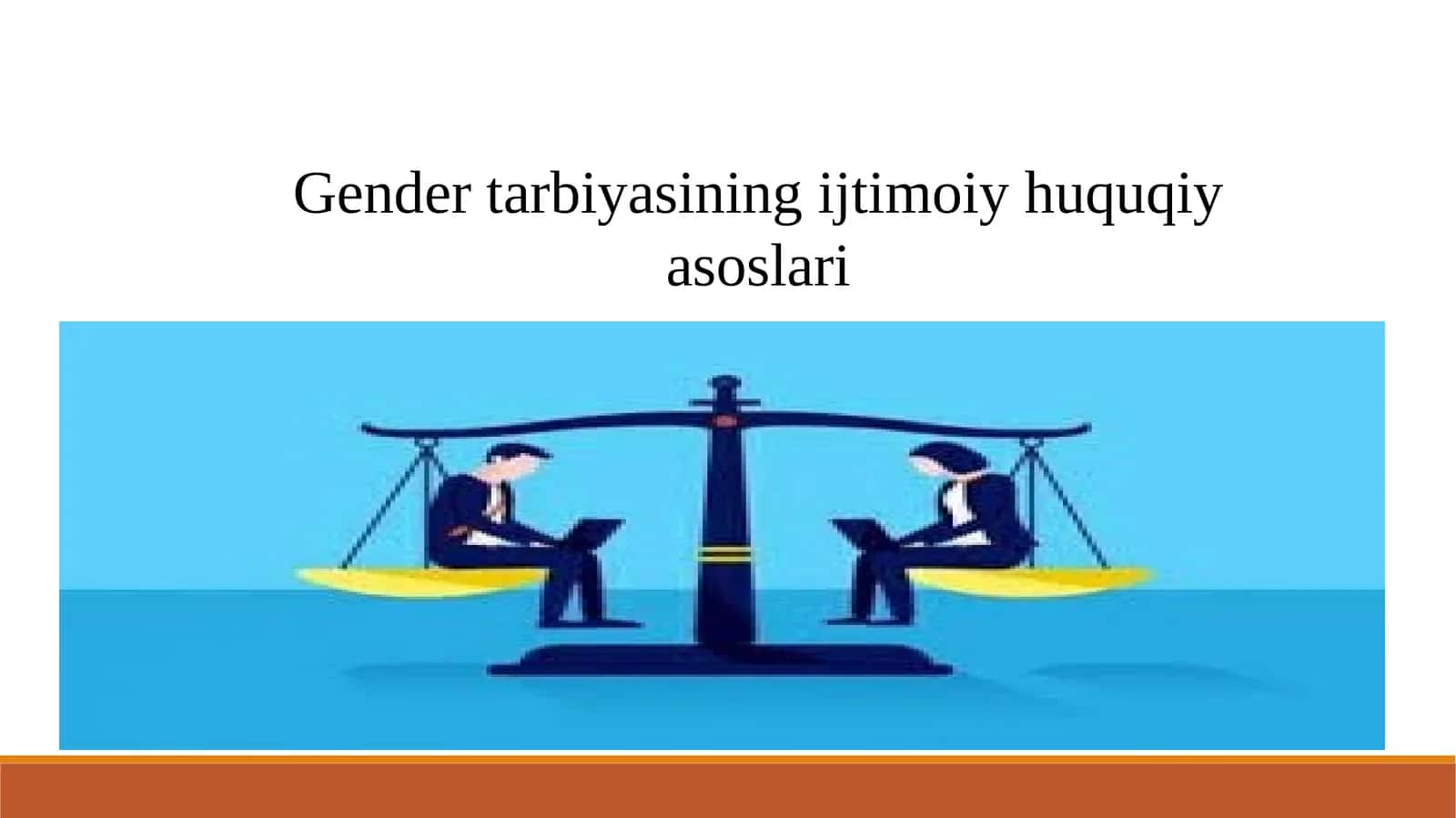 Gender tarbiyasining ijtimoiy huquqiy asoslari