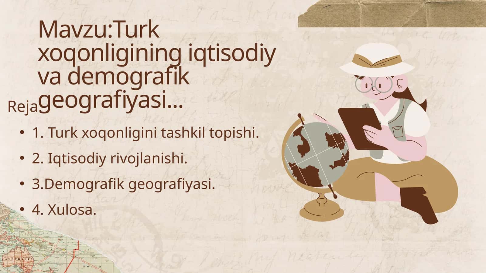 Turk xoqonligining iqtisodiy va demografik geografiyasi