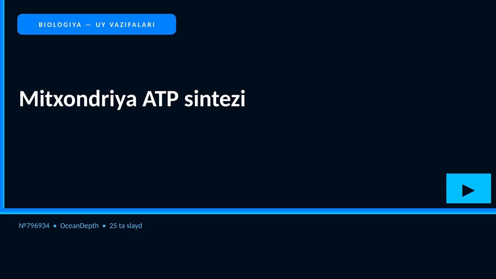 Mitxondriya ATP sintezi