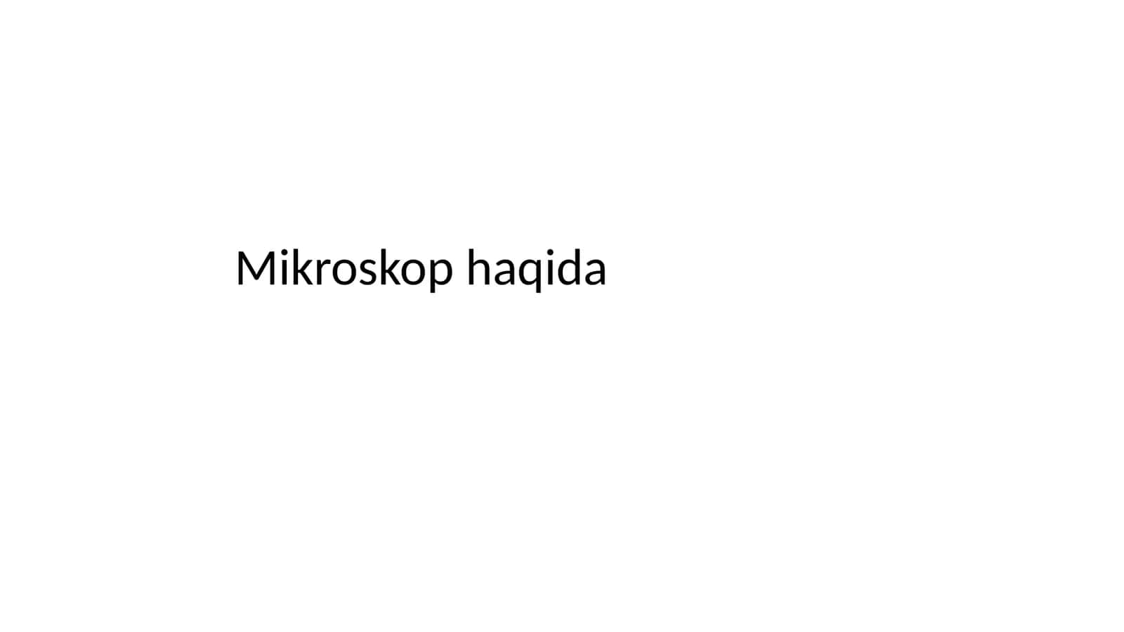 Mikroskop