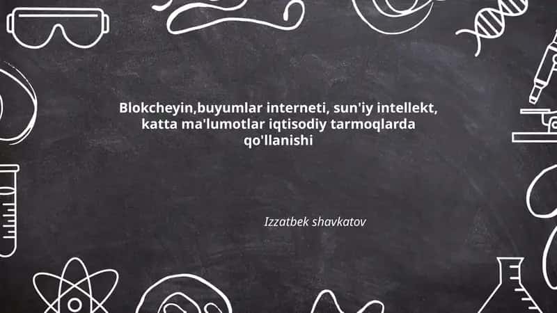 Blokcheyin texnologiyasining moliya