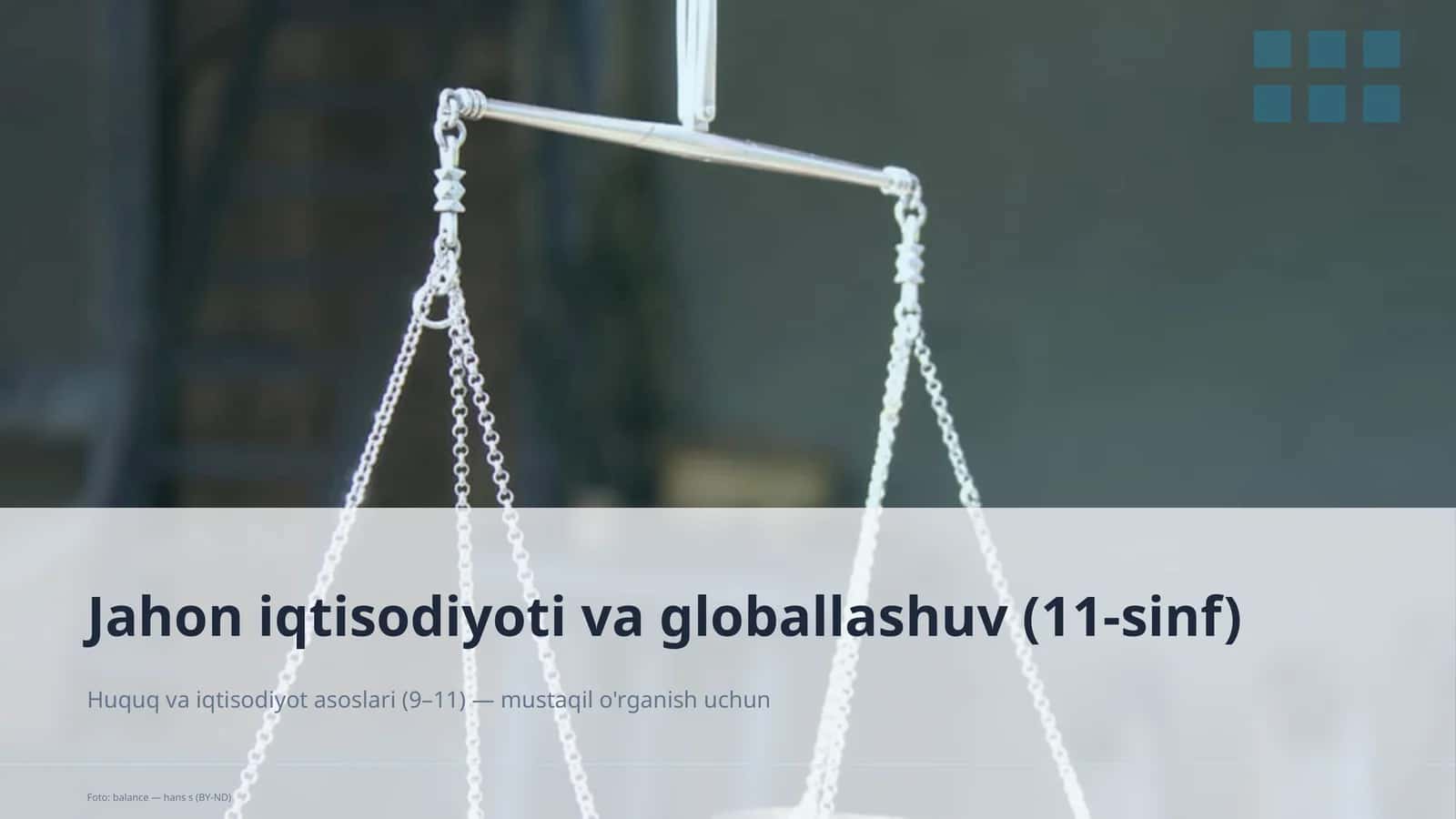 Huquq va iqtisodiyot asoslari (9-11)