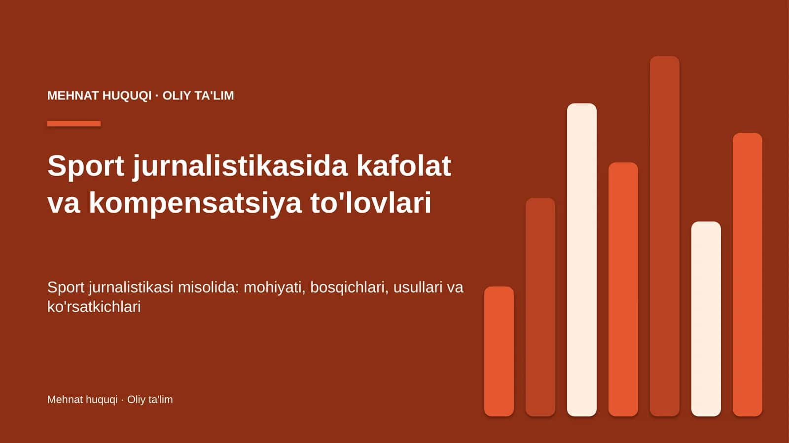 sport jurnalistikasida kafolat va kompensatsiya to'lovlari 5281