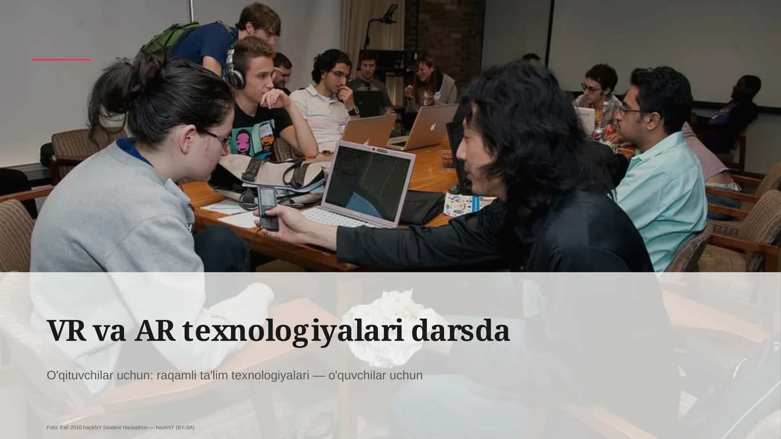 VR va AR texnologiyalari darsda