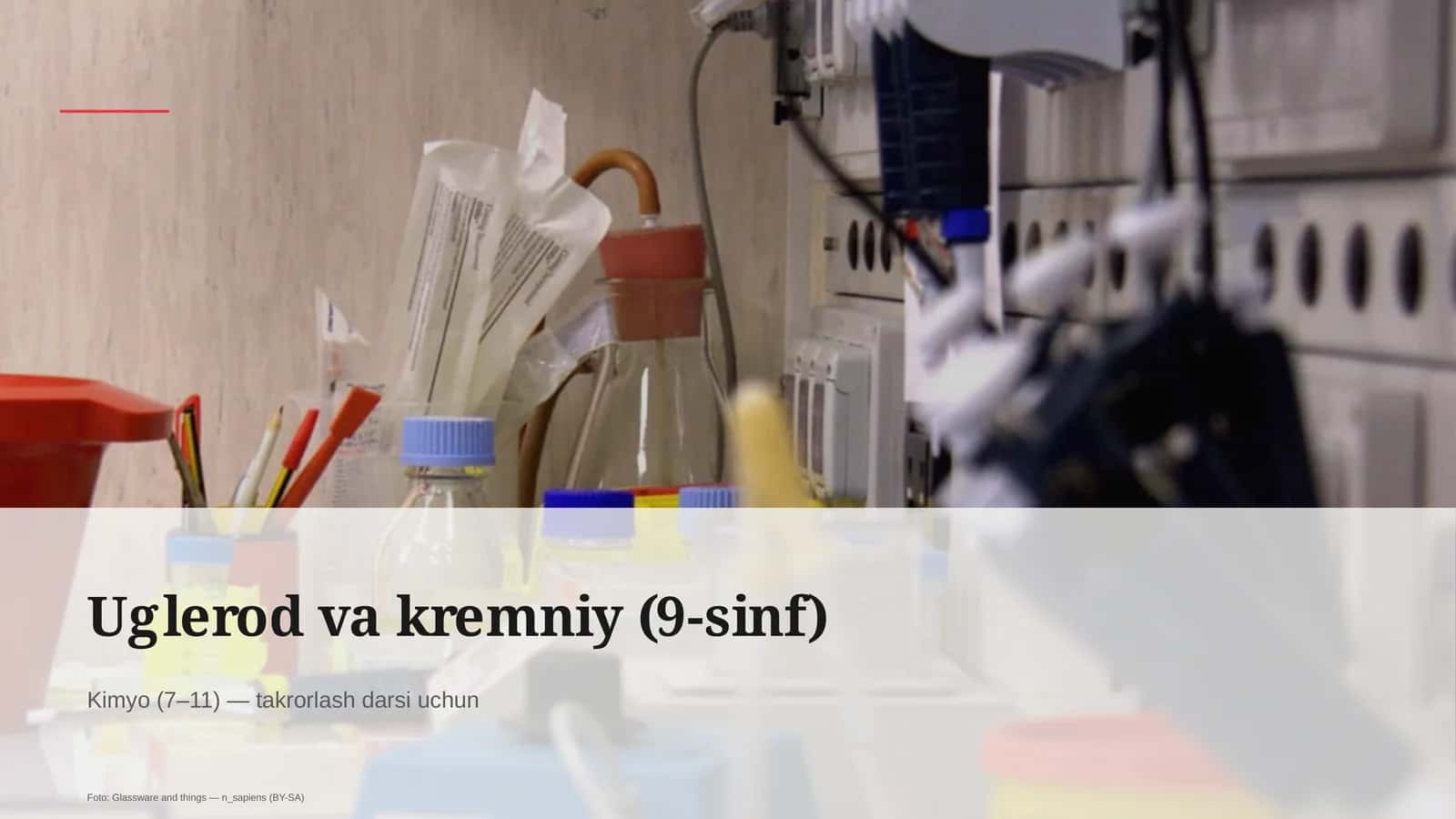 Uglerod va kremniy (9-sinf)