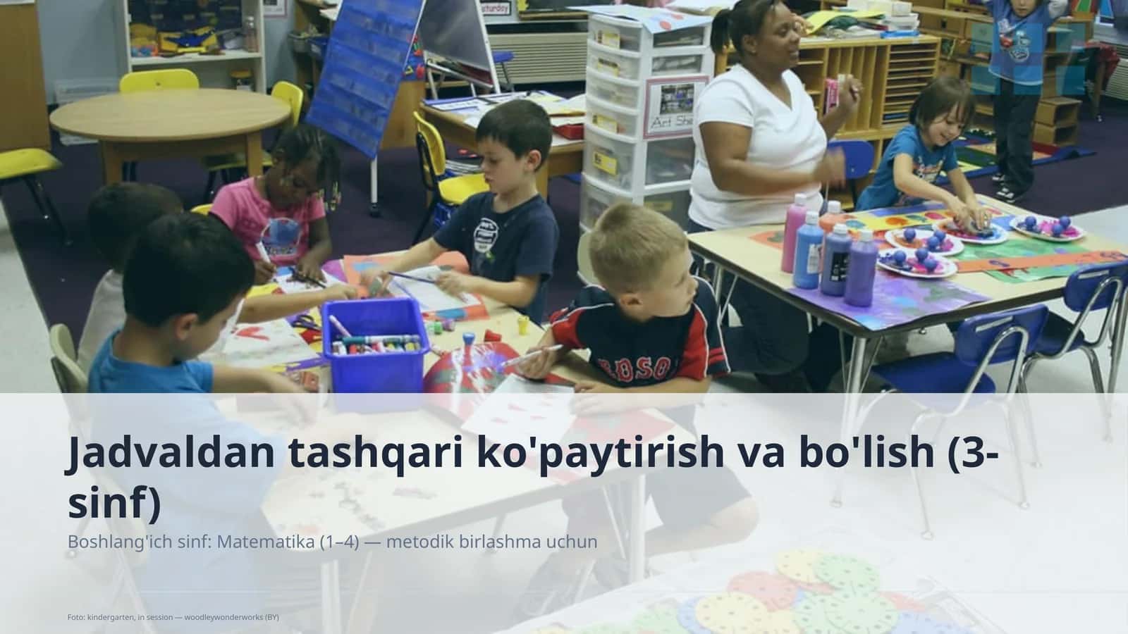 Jadvaldan tashqari ko'paytirish va bo'lish (3-sinf)