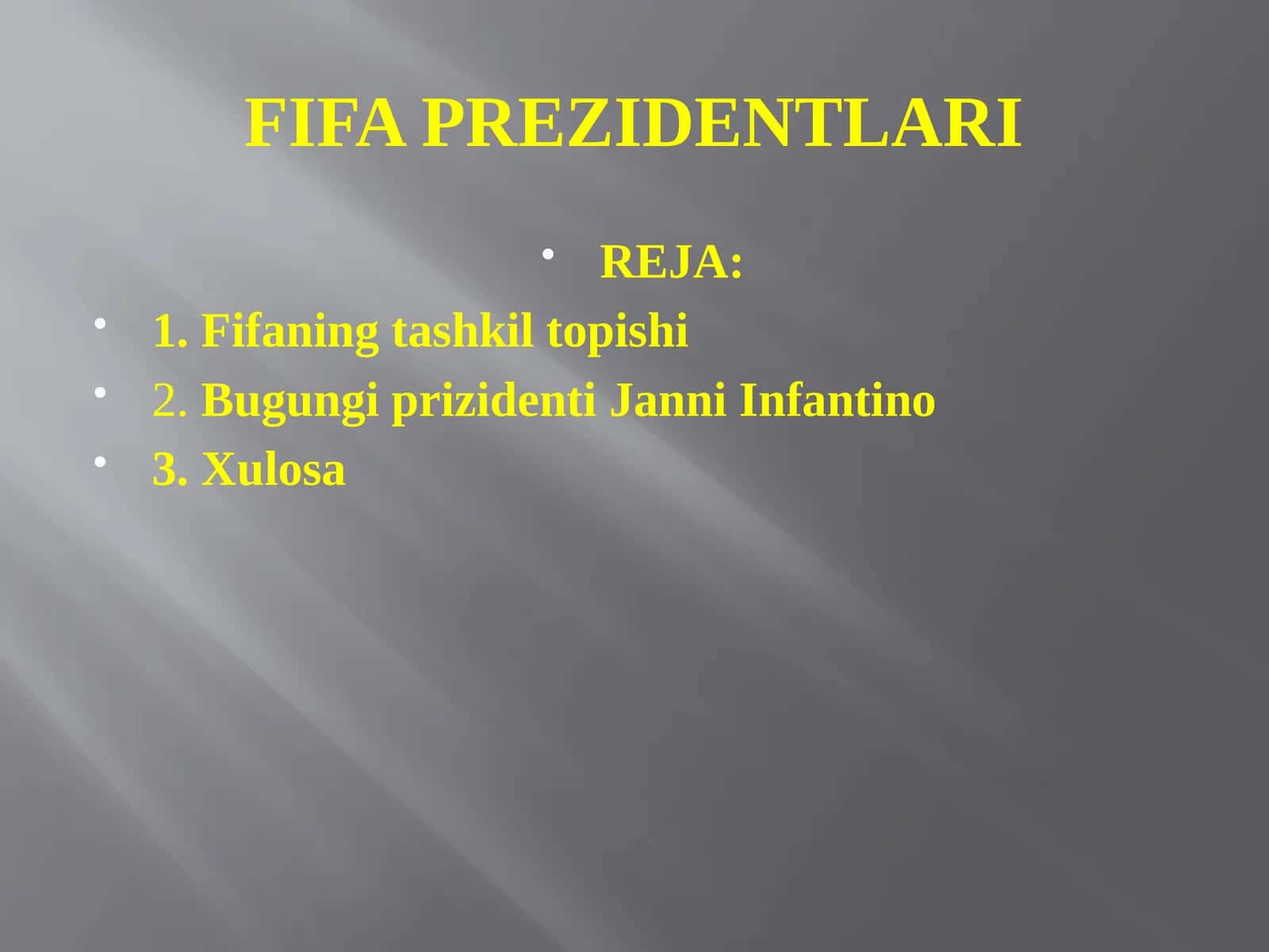 FIFA PREZIDENTLARI