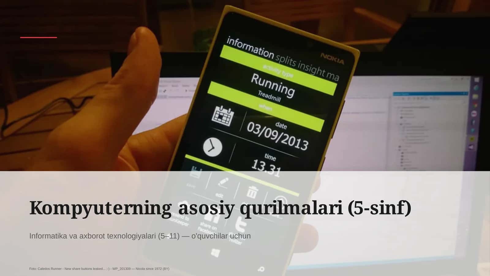 Kompyuterning asosiy qurilmalari (5-sinf)