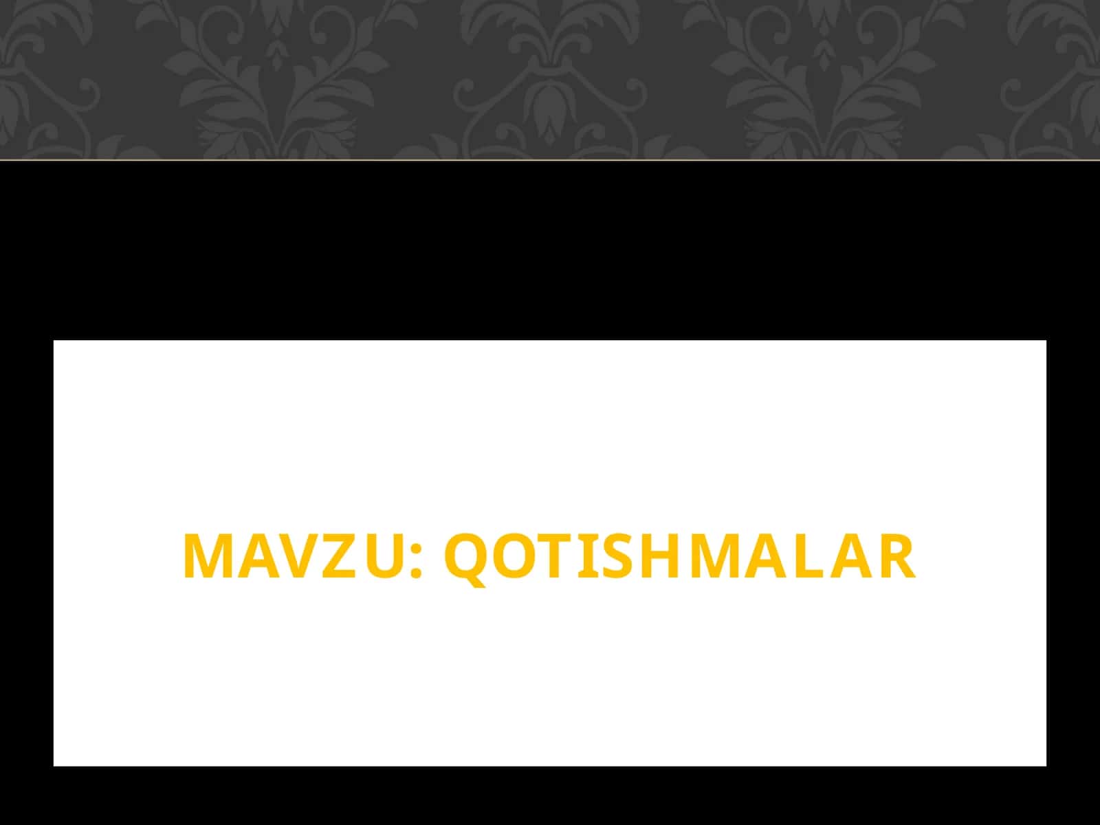 qotishmalar