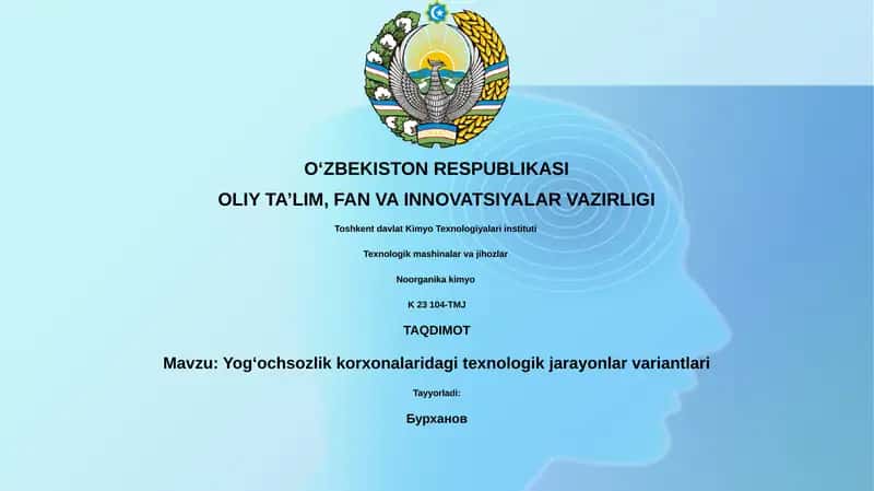 Yog‘ochsozlik korxonalaridagi texnologik jarayonlar variantlari