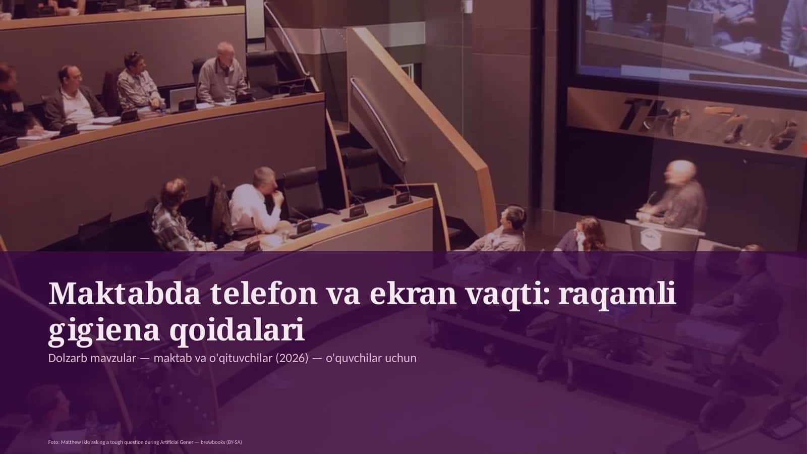 Maktabda telefon va ekran vaqti: raqamli gigiena qoidalari