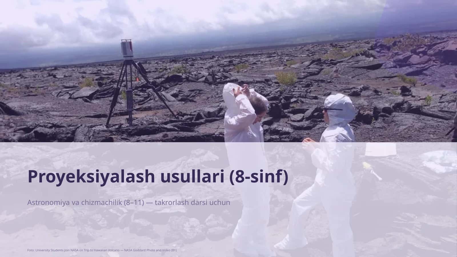 Proyeksiyalash usullari (8-sinf)